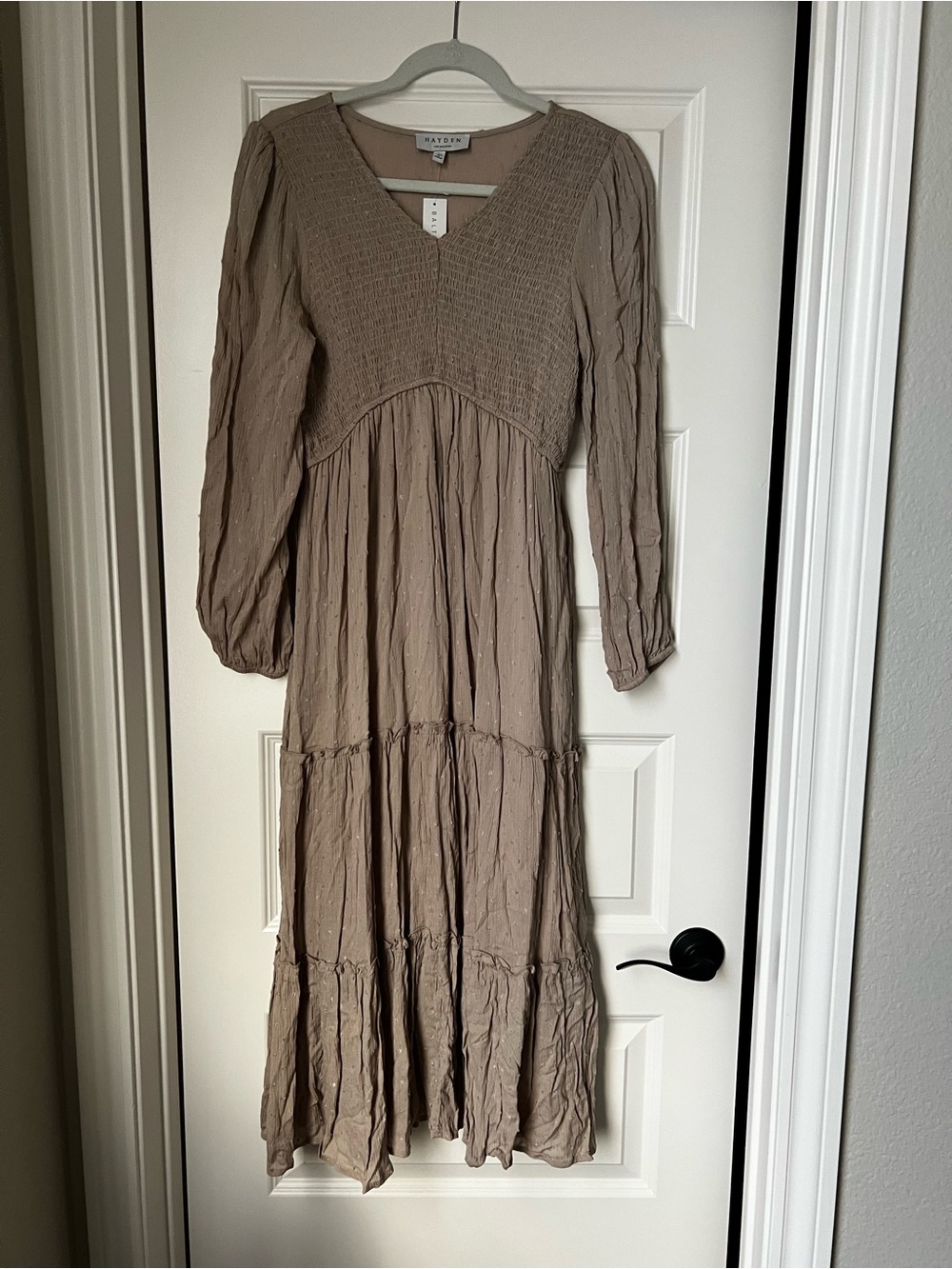 NWT Lainey Smocked Dotted Midi Dress from Hayden/Baltic Born